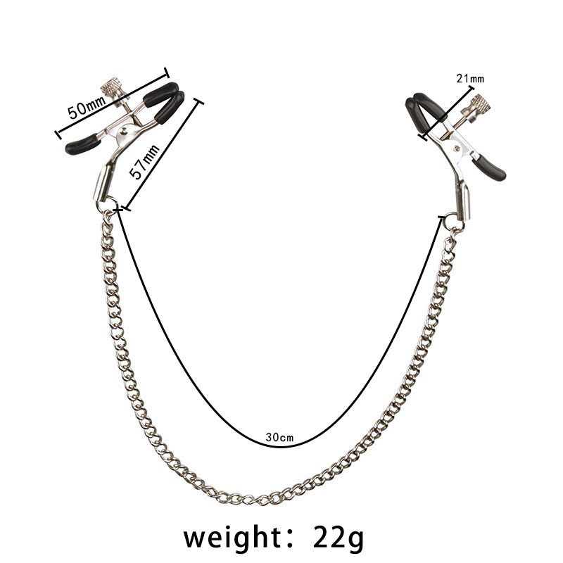 XR-100-Sex toys, sex toys, sexy nipple clamps, sex products, vaginal hoof clamps, regular black clamps, double-headed nipple clamps for women, sm