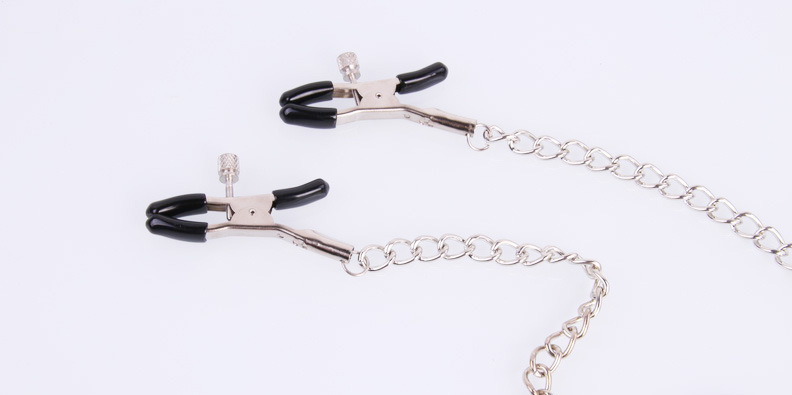 XR-100-Sex toys, sex toys, sexy nipple clamps, sex products, vaginal hoof clamps, regular black clamps, double-headed nipple clamps for women, sm