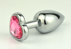 wo-11-Sex toys, adult products, metal anal plug, heart-shaped anal plug, anus expansion masturbation toy