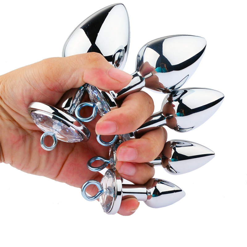 wo-13-Adult toy sex toy anal plug head accessories screw removal pull ring anal plug hanging ring embryo fox tail accessories