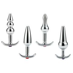 SZ021--Anchor metal anal plug for men and women to wear when going out, anal dilation anus toy