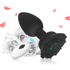 GS431--Charging APP remote control rose silicone anal plug female masturbation device