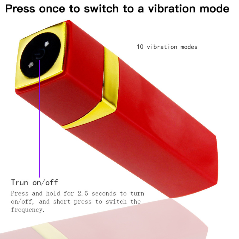 TD1044--Adult products wholesale magnetic rechargeable lipstick vibrator female massage vibration masturbation AV stick