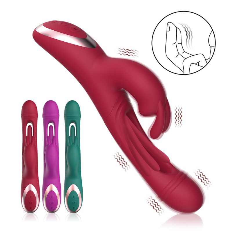 ZDB503--Tiffany Swinging and Slapping Double G-Spot Vibrator Female Rabbit Masturbation Massager