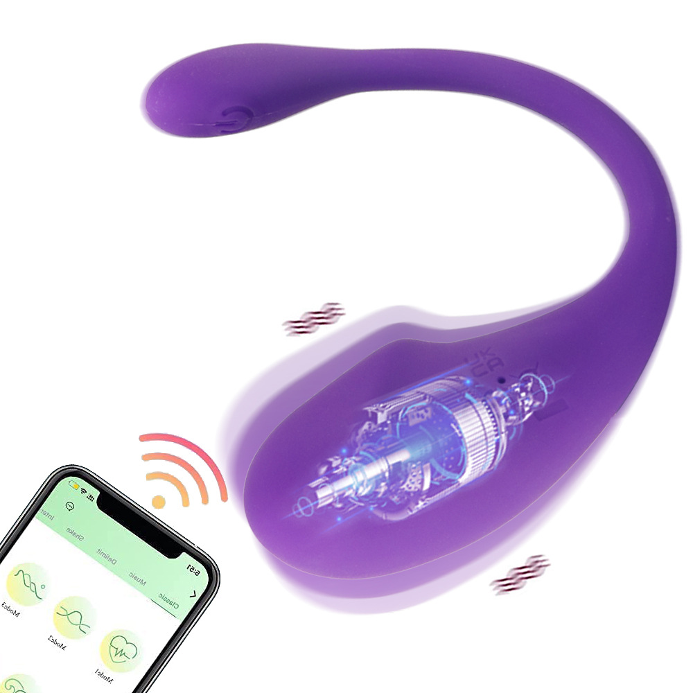 TD1085--Charging APP simulation tadpole vibrating egg female masturbation device