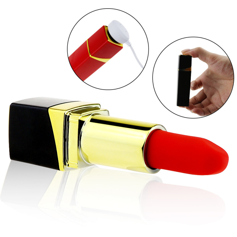 TD1044--Adult products wholesale magnetic rechargeable lipstick vibrator female massage vibration masturbation AV stick