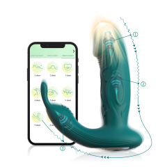 TD1116--APP revolving lantern three-stage vibrating female masturbation wearable rabbit massager