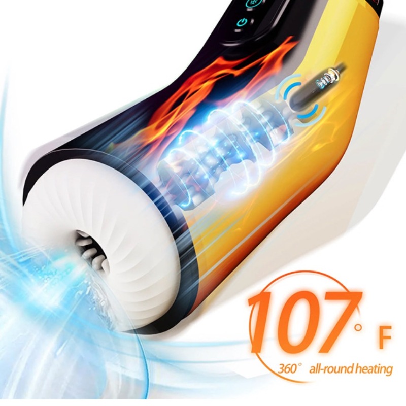 A26--Fully automatic sucking airplane cup intelligent pronunciation heating vibrating masturbation sex toy