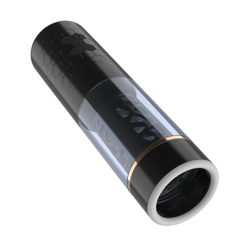 A12--OmySky Swordsman Aircraft Cup Men's Telescopic Rotating Male Masturbation Device