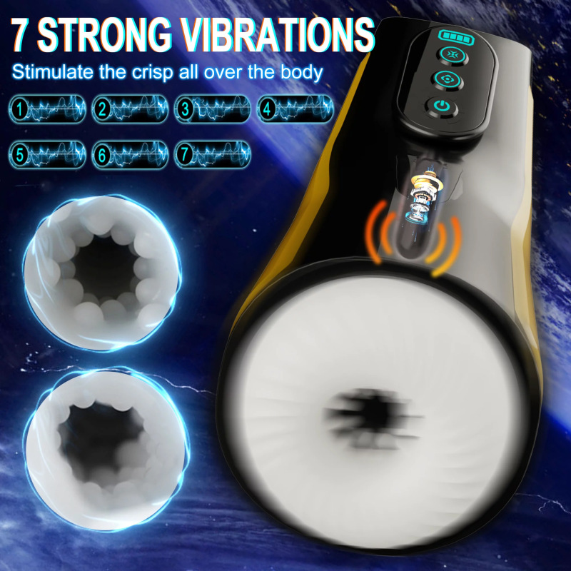 A26--Fully automatic sucking airplane cup intelligent pronunciation heating vibrating masturbation sex toy