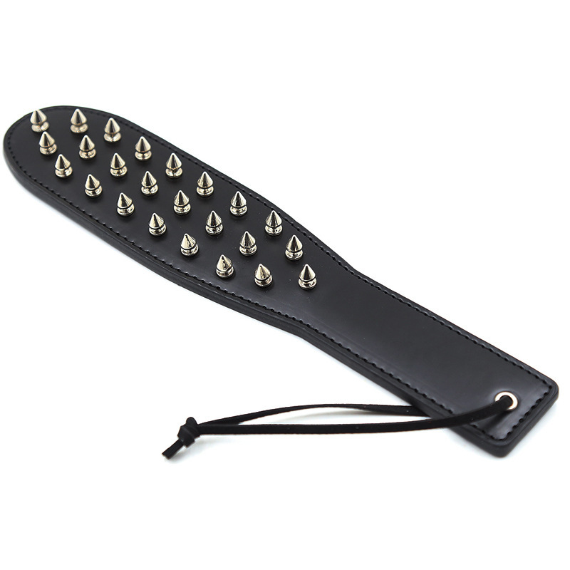282400077-Sex toys spiked hand clap rivets iron nails leather clap toys alternative flirting sex products