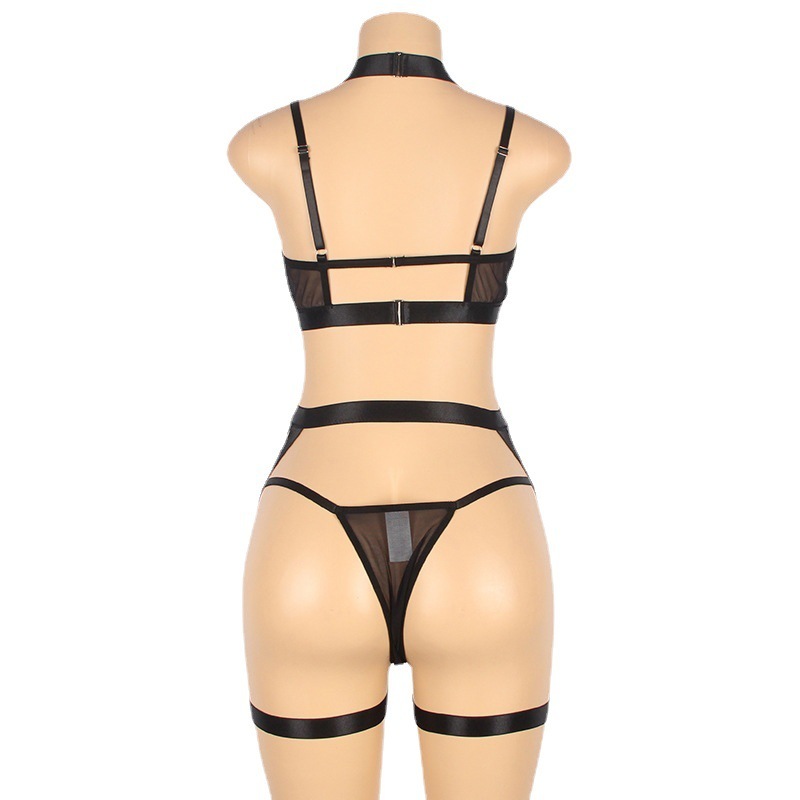 R81134--Plus size fat girl sexy flirting hot bed passion leopard print uniform temptation