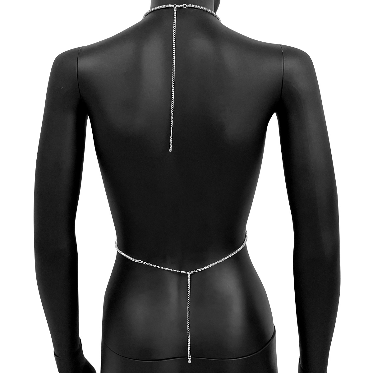 ST22403-New European and American cross-border jewelry body chain beach sexy simple chest chain