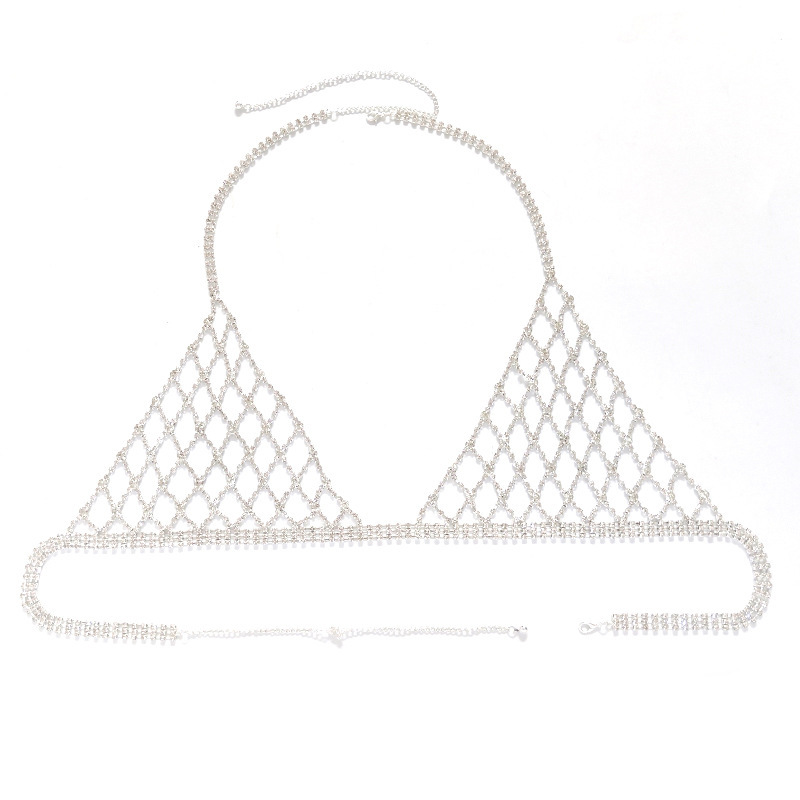 ST221033-Bikini breast chain accessories, summer beach vacation swimsuit accessories, nightclub sexy body chain for women