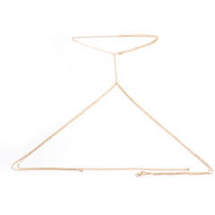 0001-European and American hot-selling jewelry sexy simple cross body chain one-piece chain