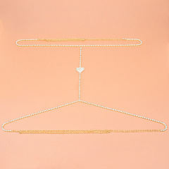 ST230206-Sexy nightclub sexy bikini rhinestone chain body chain for women
