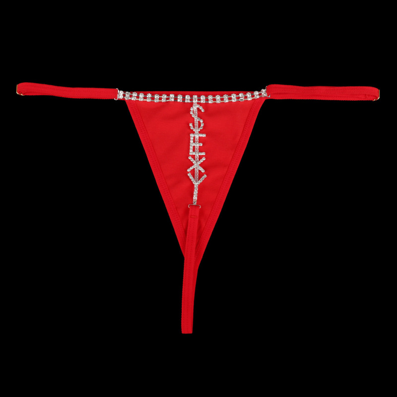 ST221027-Popular sex toys European and American sexy chest chain women's accessories SEXY letter rhinestone underwear chain bikini chain