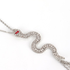 ST22805-New chest chain jewelry simple exaggerated rhinestone European and American nightclub sexy crystal body chain