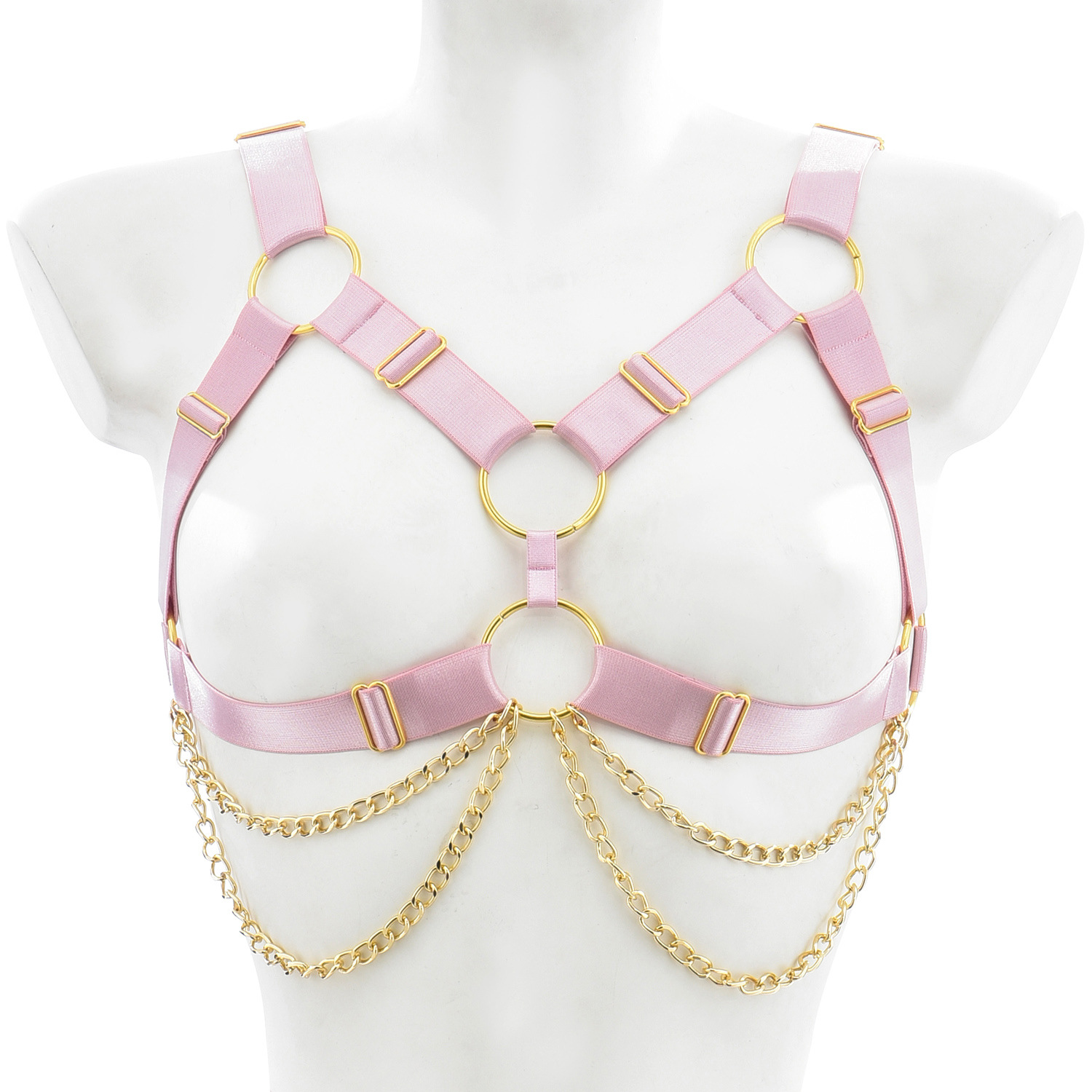 O0895--Multi-color optional chain black sexy hollow strap underwear