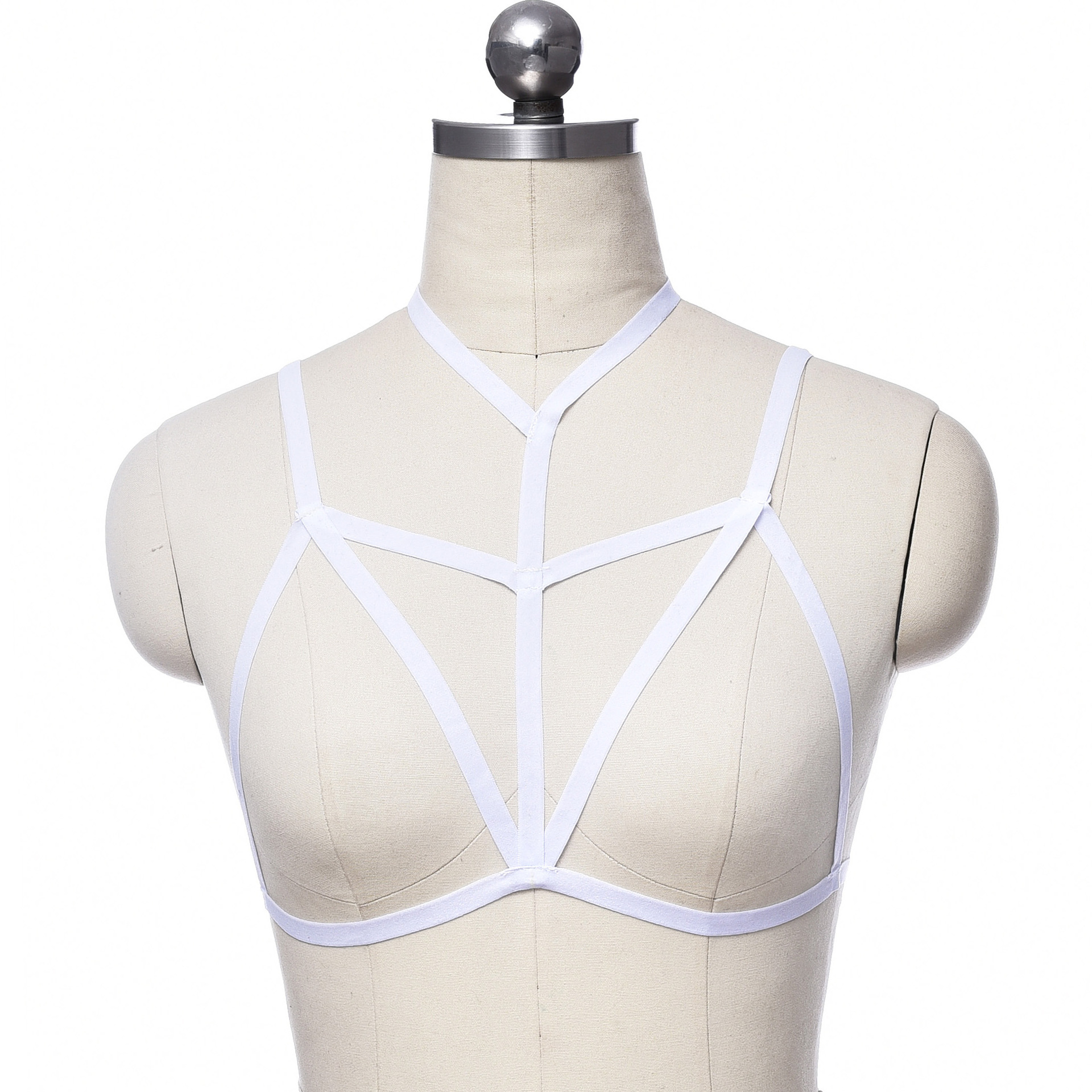 S0001--Popular sexy lingerie hollow elastic strap bra