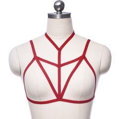 S0001--Popular sexy lingerie hollow elastic strap bra