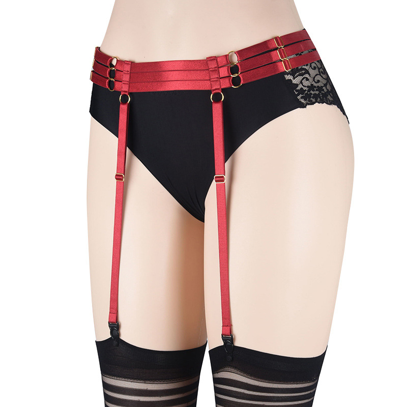 P0170-Tempting three-point no-take-off garter all-in-one goth sexy seduction sexy uniform underwear