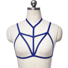 S0001--Popular sexy lingerie hollow elastic strap bra
