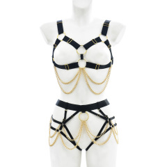 O0895+L0105--Multi-color optional hollow sexy strappy women's split suit