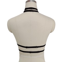 O0756-Interesting European and American three-point professional harness underwear sexy binding SM bra