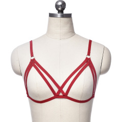 S0039--Bondage hollow fashion cross adjustable sexy underwear