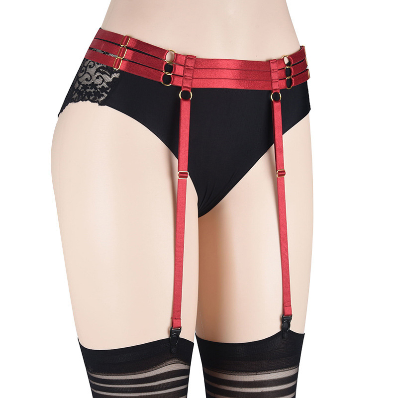 P0170-Tempting three-point no-take-off garter all-in-one goth sexy seduction sexy uniform underwear