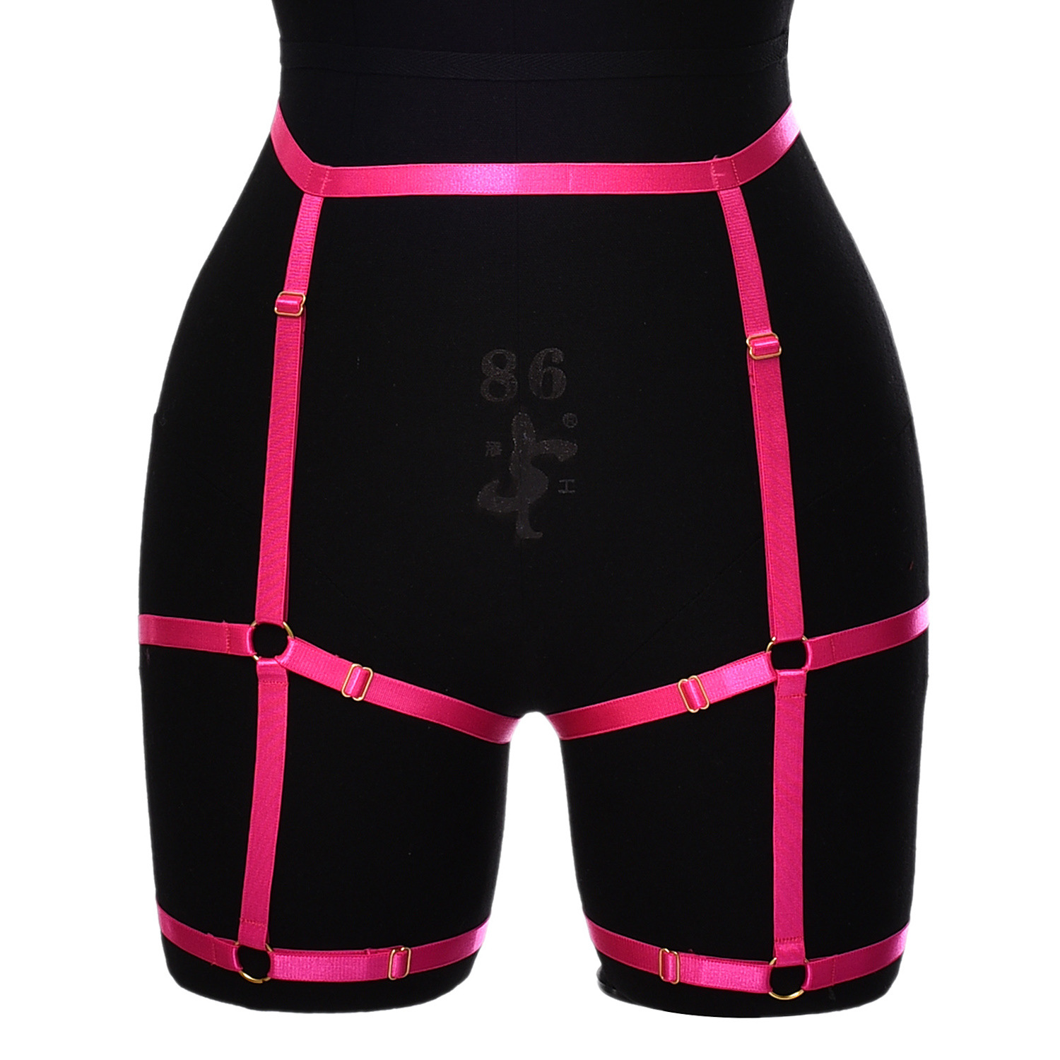 P0150-Multi-color optional sexy bondage strap elastic women's sexy harness panties