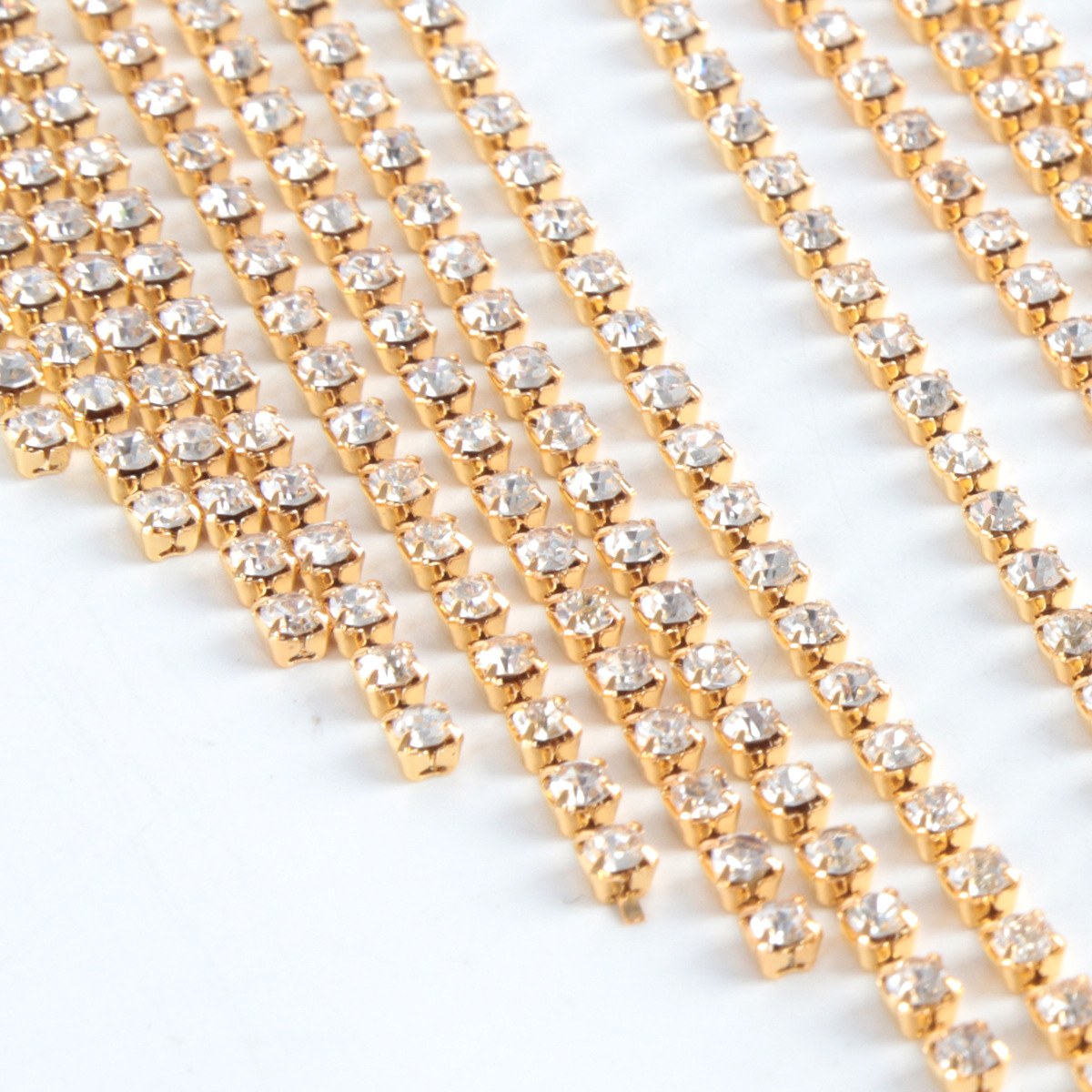 XL22403-Luxurious rhinestone tassel necklace European and American nightclub party sexy exaggerated body chain accessories