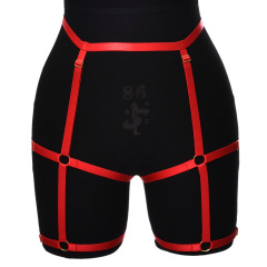 P0150-Multi-color optional sexy bondage strap elastic women's sexy harness panties