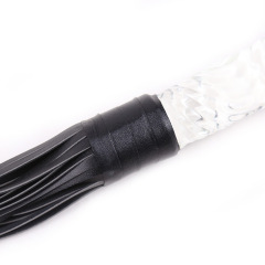 292402137-Sex toys adult toys whip pointer riding whip flirting whip crystal glass penis whip toy