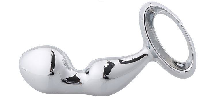 wo-32-For men and women who go out, they wear anchor metal anal plugs, adult products, anal expansion backcourt, hand-held handle anal plugs