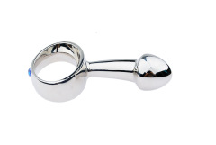 wo-33-Sex toys, back yard anal plug, hand-held pull ring anal plug, tadpole anal plug, alternative toy