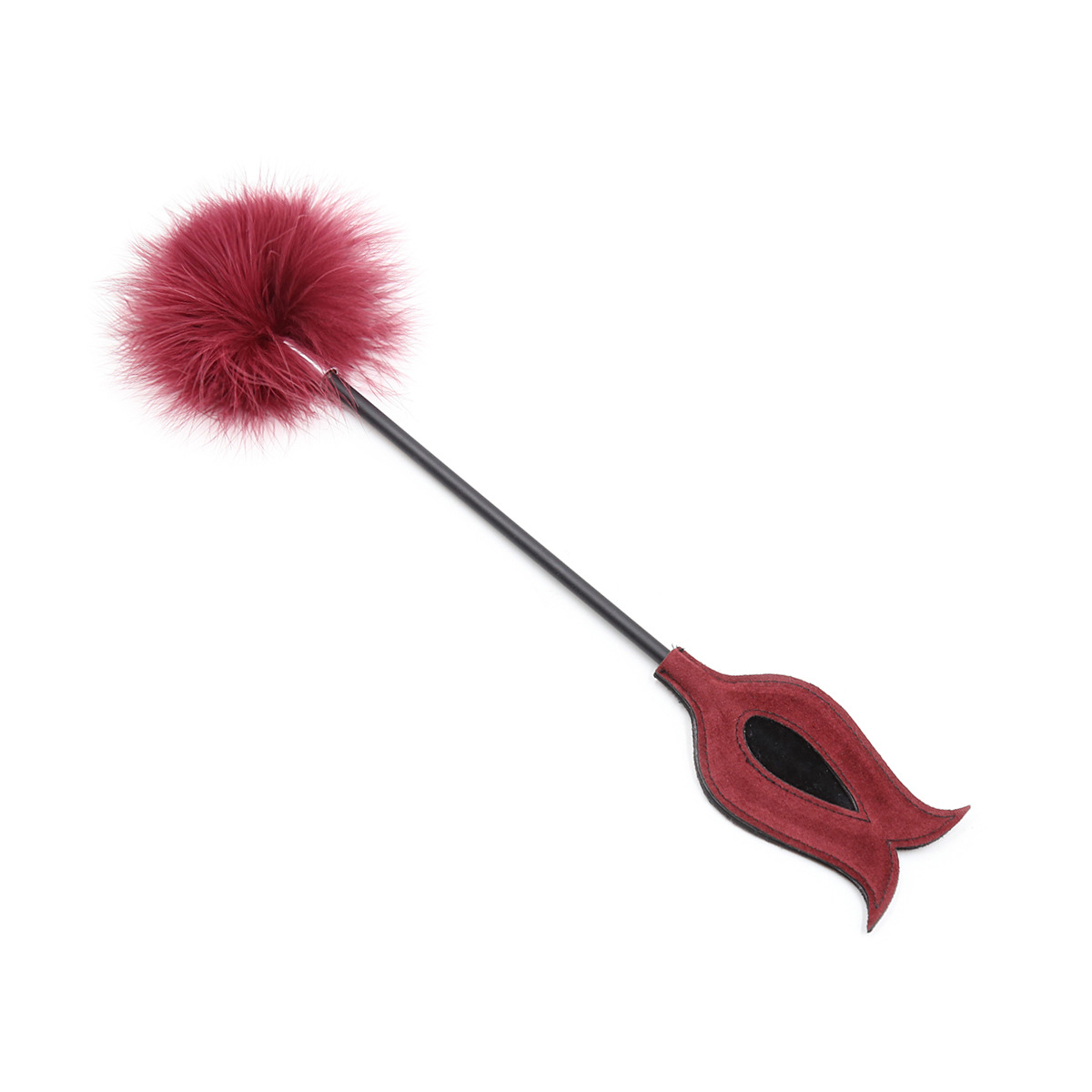 272100114-Sex accessories black and red feather swatter couples flirting teasing stick flirting feather swatter