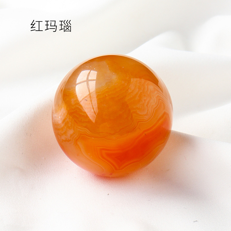 S159--Natural stone anal exercise ball
