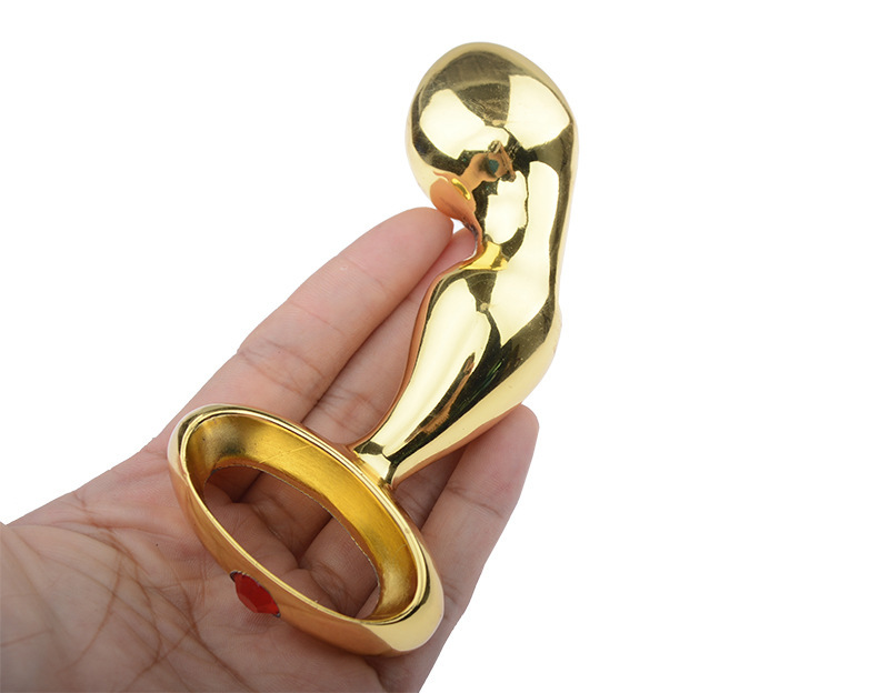 wo-32-For men and women who go out, they wear anchor metal anal plugs, adult products, anal expansion backcourt, hand-held handle anal plugs