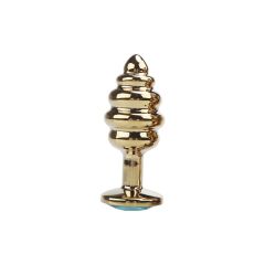 wo-31-Sexy SM metal back chamber threaded anal plug spiral stainless steel anal plug court expansion supplies
