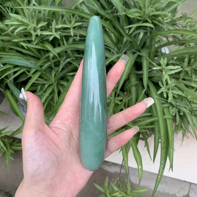 S158--Natural crystal multi-material crystal massage stick