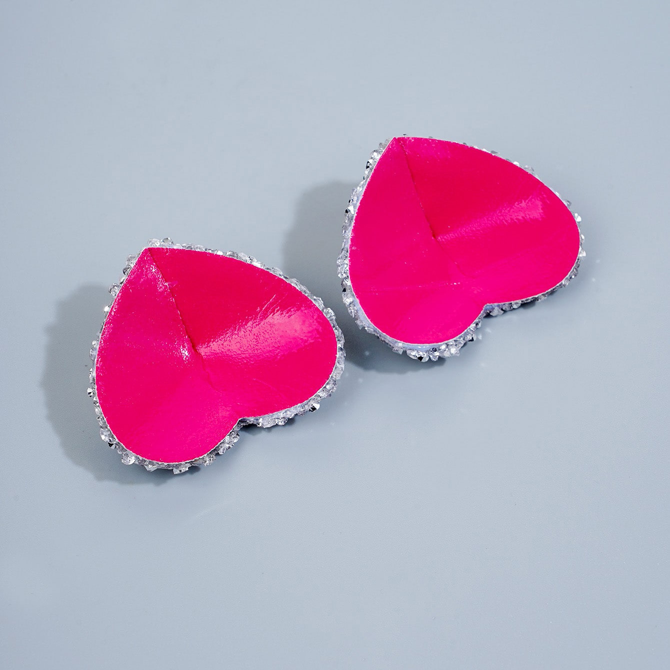 W100006--Peach heart nipple patch self-adhesive anti-bump nipple patch sex toy