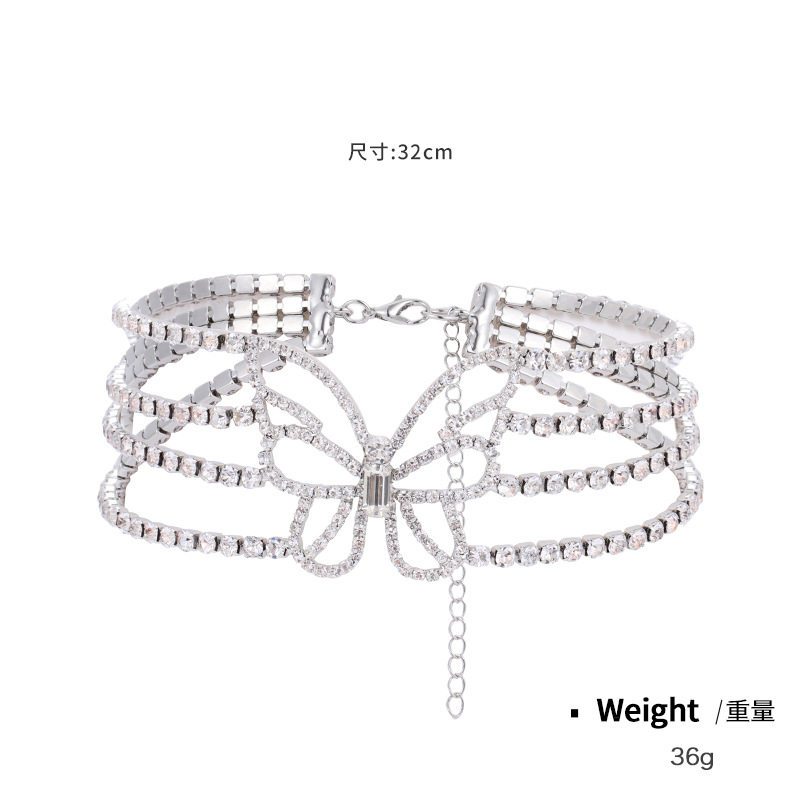 DNCN03582--High-end design exquisite girl's choker party necklace