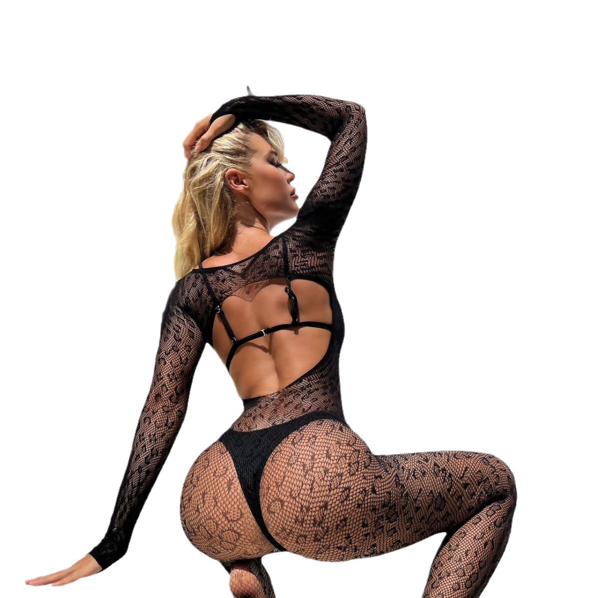 YD262--New sexy net clothing leopard print style sexy temptation passion uniform