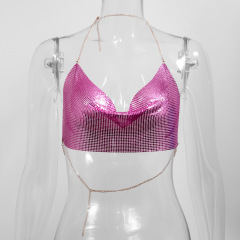 GC048--Sexy sling Amazon metal sequin sling sexy hot girl music festival outfit sequined sling for women