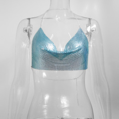 GC048--Sexy sling Amazon metal sequin sling sexy hot girl music festival outfit sequined sling for women