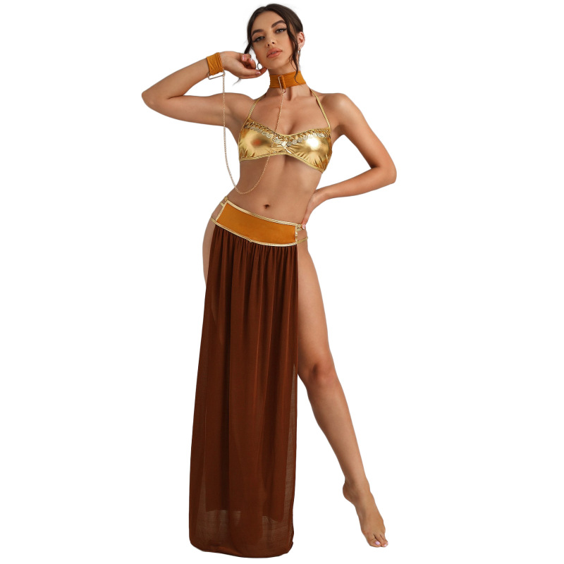 761--Sexy lingerie Arab dancer sexy long dress