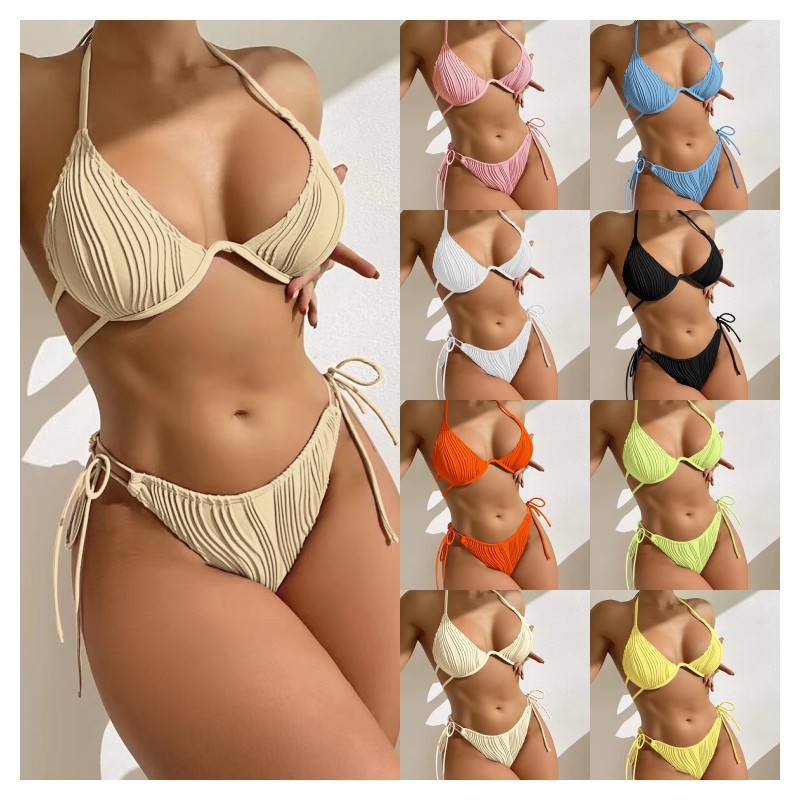 YH23128--Swimsuit split sexy foreign trade bikini ladies bikini swimsuit