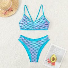 KL23213--New swimsuit women's backless sexy three-point bikini